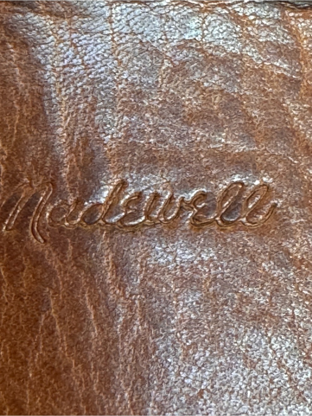 Madewell Transport Leather Crossbody Bag with Perforated Geo-Holepunch 11”x9”x3” - Picture 8 of 10